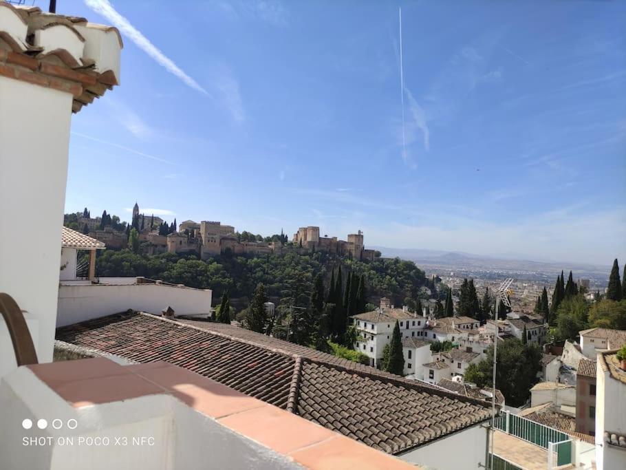 Cueva Albaicín Avec Vue Sur L'alhambra *